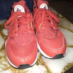 Nike Huarache Red Sneakers